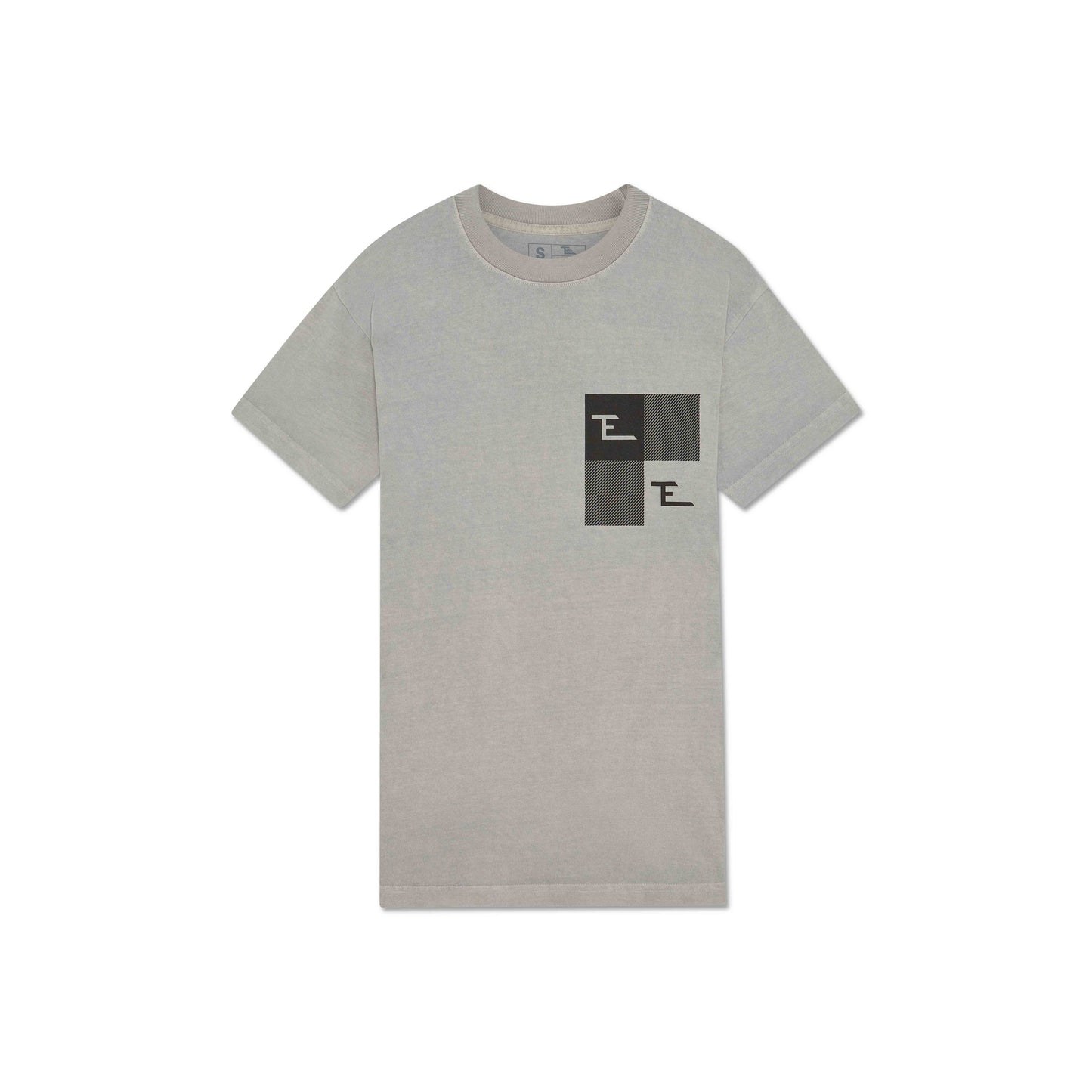 TEG Striped Logo Crew Neck T-Shirt